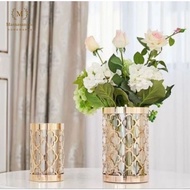 Louve Luxury Gold Flower Vase | Flower Vase |Flower Pot | Room Decoration
