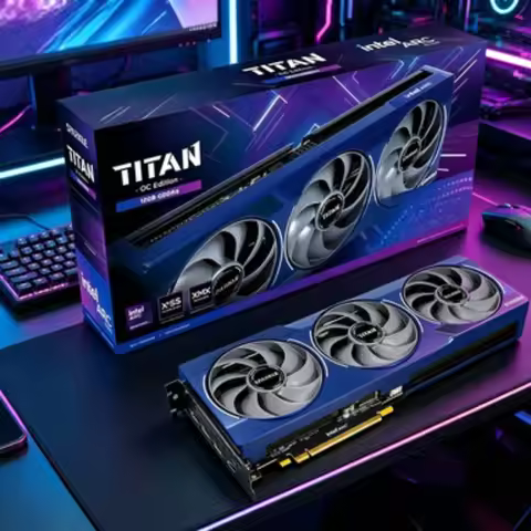 US Shipped Sparkle Arc B580 Titan OC 12GB GDDR6 Gaming Graphics Card with Torn Cooling 2.0 Axial Fan