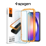 [2 Pack] Spigen Galaxy A54 5G Tempered Glass AlignMaster Samsung A54 Screen Protector with Auto Alignment Tray