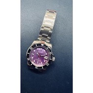 ※Seiko Mod 精工 貝殼面 紫珠母貝黑水鬼 自動上鍊 藍寶石玻璃 機械錶