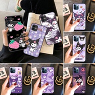 for OPPO Find X3 Lite Neo Pro R9 F1 Plus R9S TPU soft Case B115 cute Kuromi cartoon