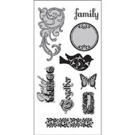 Hampton Art 7gypsies Cling Stamps 4X9 Sheet - Best of Times