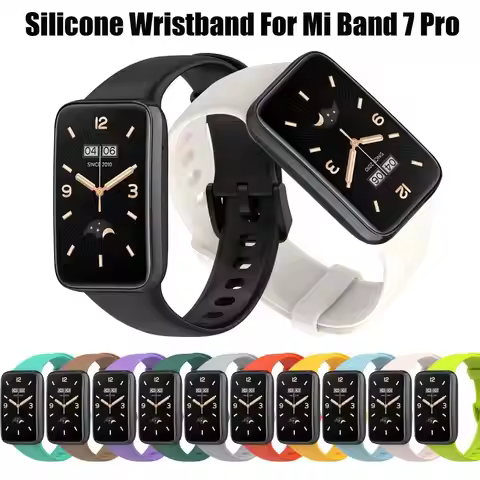 Strap For Xiaomi Mi Band 7 Pro Silicone Replacement Wristband Smart Watch Bracelet For Mi Band 7 Pro