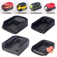 BEAUTY DIY Adapter, ABS Durable Battery Connector, Portable Charging Head Shell for Makita/DeWalt/WORX/Milwaukee 18V Lithium Battery