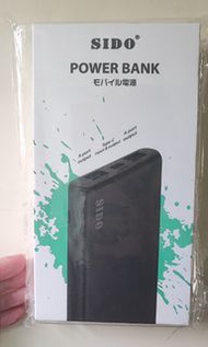 SIDO Power bank 10000mA 充電器