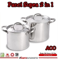 Supra stock pot 2in1 8qt 12qt