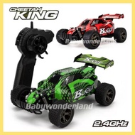 1:18 RC Car 2.4GHz Cheetah King Kereta Mainan Kontrol Budak Remote Kereta Control High Speed Buggy R