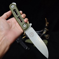 มีดเดินป่า มีดยุทธวิธี วัสดุใบมีด: N690ด้ามจับ ไนลอนไฟเบอร์กลาสซองkydex มี2สีให้เลือก