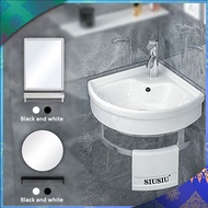 Basin Cabinet Bathroom Basin Cabinet Ceramic Basin Set with Mirror and Shelf 浴室柜/面盆柜