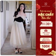 Derose Studio – Cherrie Skirt designed Skirt, multi-layered long mesh Skirt, ladylike style