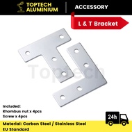 [Ready Stock | Fast Delivery] Aluminium Profile L Bracket T Bracket for Profile 2020 & 3030 DIY