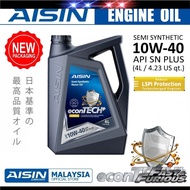 Aisin Engine Oil Semi Synthetic SN PLUS 10W40 (4L)