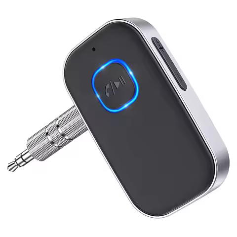 J22 Bluetooth Receiver AUX Wireless Bluetooth 5.0 Car Adapter Portable Wireless Audio Adapter 3.5mm