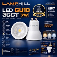 LAMPHILL~PERFECT ONE LED 7W GU10 BULB, COLOUR 3-COLOUR & 1-COLOUR WITH SIRIM