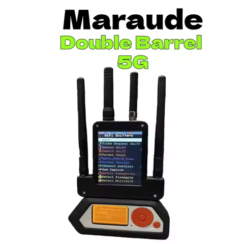 Flipper Zero Dual Touch 4IN1 5G WiFi-ESP32-C5,Marauder, working with Flipper, 5G deauthenticaltion, 