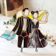 【客製商品】婚紗照/似顏繪玻璃掛飾