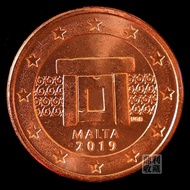Brand New Genuine Coins Malta 1 Euro Point 16mm Country Foreign Coins Coins Coins Fidelity Collectio