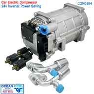 คอมเพรสเซอร์ ไฟฟ้า 24V อินเวอร์เตอร์ COM0184 มีช่องต่อ คุมความเร็วพัดลม ได้ Electical Compressor inv