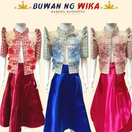 Filipiniana BOLERO BANIG w/ SKIRT For Kids - Buwan Ng Wika Costume