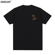 Áo Thun Cổ Tròn Tay Ngắn Drake Certified Lover Boy OVO 95% Cotton Thường Ngày Mùa Hè in Họa Tiết Hip