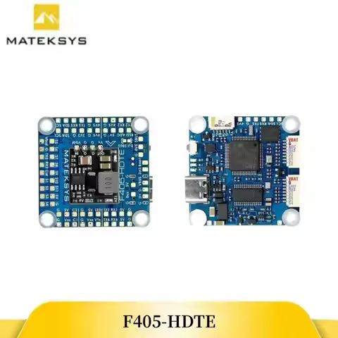MATEK F405-HDTE F4 Flight Controller STM32F405 Built-in Dual BEC OSD Blackbox 3~12S LiPo 30X30mm for