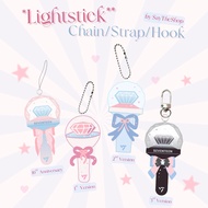 Caratbong Lightstick Acrylic Keychain Seventeen Bag Charm and Phone Strap Lightstick/