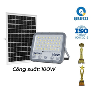 Đèn pha năng lương mặt trời Kitawa chính hãng (100W200W300W400W)