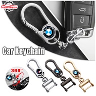 BMW Keychain Holder Anti-Lost Heavy Duty Stainless Steel Key Holder Key-Clip And D Ring Detachable F