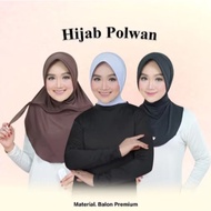 SPORT HIJAB OFFICE/ WITH ANTI-CHUB STRAP MADE IN PREMIUM JERSEY MATERIAL