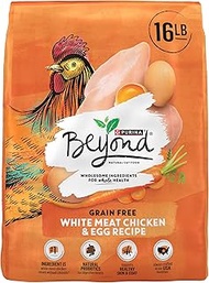 Purina Beyond Grain Free, Natural Dry Cat Food, Grain Free White Meat Chicken & Egg Recipe - 16 lb. 
