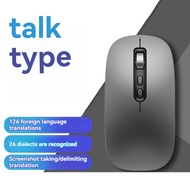 LACP NEW AI Smart Voice Mouse Voice to Text Mouse Rechargeable 2.4G Wireless Bluetooth Mouse Voice I