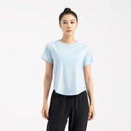 KALENJI Women's Quick Dry Cool Running T-shirt RUN DRY+ - Light Blue