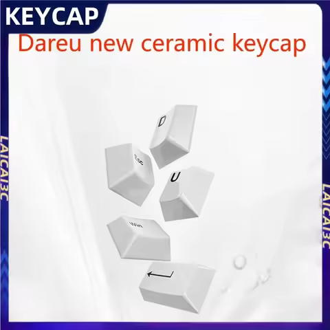 In stock Dareu 123keys Ceramic Keycap Smooth Surface Cherry Hifi Character Wear Resistant Advanced M