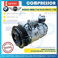 ORIGINAL DENSO BMW F30 /G30 /F80 /X1 F45 / MINI COOPER F55 /F56 6PK 6SAS14A COMPRESSOR C/W MAGNET ( 