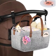 Felt diaper bag felt diaper storage bag going out baby stroller trailer