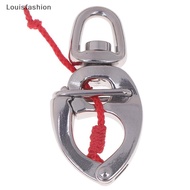 Louisfashion 316 Stainless Steel Shackle Quick Release Boat Snap Shackle With Small Swivel Eye Yacht