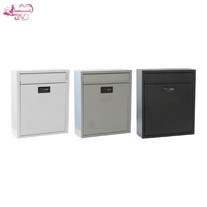 [Abbraccia] Wall Mounted Mailbox, Metal Mailbox, Vintage Mailbox, Mailbox, Mailbox for Exterior Gate