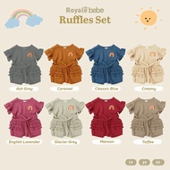 ROYALE BEBE Ruffle Set - Kids Outfit