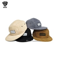 Five Panel Hats for Men and Women Original Distro Woven Embroidery Cap Corduroy Material Unisex 5 Pa