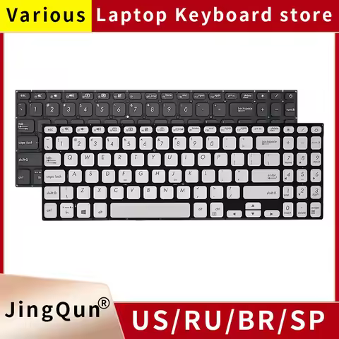 New US RU Backlit Keyboard for ASUS vivobook S530 S15 S530U S530F S530UF S530FA S530FN X530M X530 S5
