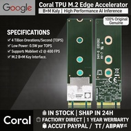 1PCS//LOT  Coral Edge TPU edge computing Accelerator card G650-04686-01 imports the original Acceler
