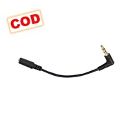 3.5mm AUX Jack Audio Cable 4Pole to 3Pole 18cm Communication Chatting Cable