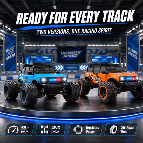 Speed 55km/h Brushless Version Remote Control Car for Multiple Venues Off Road Chassis Grip Max with