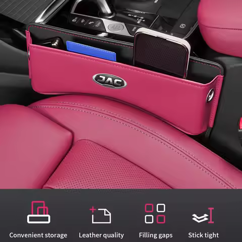 Car Seat Organizer Leather Crevice Storage Box Accessories for JAC Refine j3 j2 s5 A5 j5 j6 j4 Vapou