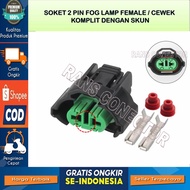 2 PIN SOCKET H11 FOG LAMP SOCKET FOR 2 PIN SOCKET LAMP FOG LAMP H11 H16 H8 H9 M6