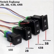 Foglamp Switch Fog Light Switch Foglamp Push ON OFF Includes Switch Socket Fog Lamp