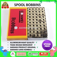 MESIN Spool Spool Spool Spol Sewing Machine Bobbins Case Plain Iron Highspeed Juki Brother Singer Ty