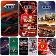 Case For Samsung Galaxy S10e Case Phone Back Cover Silicon Black Tpu F1 team Ayrton Senna Lewis Mcla