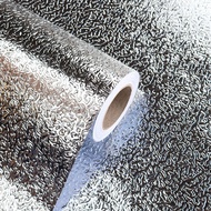 Nhãn dán chống dầu cho nhà bếp Giấy dán tường tủ dày tự dính chống thấm nước chịu nhiệt giấy bạc Giấ