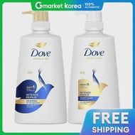 Dove(โดฟ) |โดฟ อินเทนส์ รีแพร แชมพู 680 มล. + ครีมนวด 660 มล.